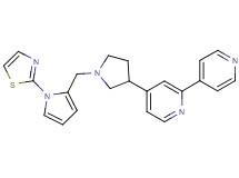 4-(1-{[1-(1,3-thiazol-2-yl)-1H-pyrrol-2-yl]methyl}pyrrolidin-3-yl)-2,4'-bipyridine