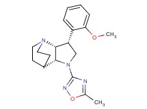 (3R*,3aR*,7aR*)-3-(2-methoxyphenyl)-1-(5-methyl-1,2,4-oxadiazol-3-yl)octahydro-4,7-ethanopyrrolo[3,2-b]pyridine