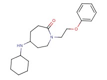 5-(cyclohexylamino)-1-(2-phenoxyethyl)-2-azepanone