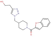 2-(1-{[1-(1-benzofuran-2-ylcarbonyl)-4-piperidinyl]methyl}-1H-1,2,3-triazol-4-yl)ethanol
