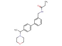 N-{[4'-(1-morpholin-4-ylethyl)biphenyl-3-yl]methyl}propanamide
