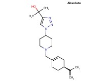 2-[1-(1-{[(4S)-4-isopropenyl-1-cyclohexen-1-yl]methyl}-4-piperidinyl)-1H-1,2,3-triazol-4-yl]-2-propanol