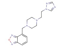 4-({4-[2-(1H-1,2,4-triazol-1-yl)ethyl]piperazin-1-yl}methyl)-2,1,3-benzoxadiazole