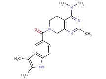 7-[(2,3-dimethyl-1H-indol-5-yl)carbonyl]-N,N,2-trimethyl-5,6,7,8-tetrahydropyrido[3,4-d]pyrimidin-4-amine