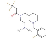 N-[2-(dimethylamino)ethyl]-3,3,3-trifluoro-N-{[1-(2-fluorobenzyl)-3-piperidinyl]methyl}propanamide