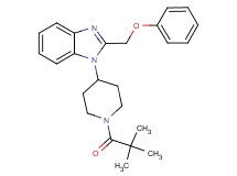 1-[1-(2,2-dimethylpropanoyl)-4-piperidinyl]-2-(phenoxymethyl)-1H-benzimidazole