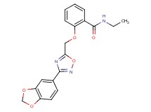 2-{[3-(1,3-benzodioxol-5-yl)-1,2,4-oxadiazol-5-yl]methoxy}-N-ethylbenzamide