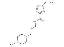 1-ethyl-N-[3-(4-methylpiperazin-1-yl)propyl]-1H-pyrazole-3-carboxamide