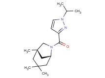 (1S*,5R*)-6-[(1-isopropyl-1H-pyrazol-3-yl)carbonyl]-1,3,3-trimethyl-6-azabicyclo[3.2.1]octane