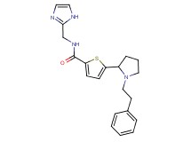 N-(1H-imidazol-2-ylmethyl)-5-[1-(2-phenylethyl)-2-pyrrolidinyl]-2-thiophenecarboxamide