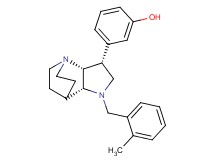 3-[(3R*,3aR*,7aR*)-1-(2-methylbenzyl)octahydro-4,7-ethanopyrrolo[3,2-b]pyridin-3-yl]phenol