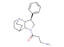 {3-oxo-3-[rel-(2R,3S,6R)-3-phenyl-1,5-diazatricyclo[5.2.2.0~2,6~]undec-5-yl]propyl}amine dihydrochloride