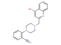 2-{4-[(4-hydroxyquinolin-2-yl)methyl]piperazin-1-yl}benzonitrile