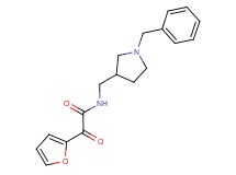 N-[(1-benzylpyrrolidin-3-yl)methyl]-2-(2-furyl)-2-oxoacetamide