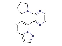 7-(3-pyrrolidin-1-ylpyrazin-2-yl)pyrazolo[1,5-a]pyridine
