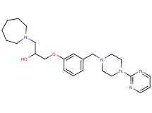 1-(1-azepanyl)-3-(3-{[4-(2-pyrimidinyl)-1-piperazinyl]methyl}phenoxy)-2-propanol