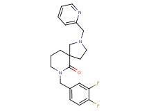7-(3,4-difluorobenzyl)-2-(2-pyridinylmethyl)-2,7-diazaspiro[4.5]decan-6-one