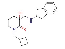 1-(cyclobutylmethyl)-3-[(2,3-dihydro-1H-inden-2-ylamino)methyl]-3-hydroxy-2-piperidinone