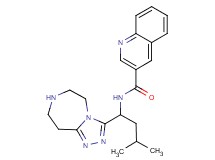N-[3-methyl-1-(6,7,8,9-tetrahydro-5H-[1,2,4]triazolo[4,3-d][1,4]diazepin-3-yl)butyl]quinoline-3-carboxamide