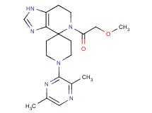 1'-(3,6-dimethylpyrazin-2-yl)-5-(methoxyacetyl)-1,5,6,7-tetrahydrospiro[imidazo[4,5-c]pyridine-4,4'-piperidine]
