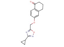 6-[(3-cyclopropyl-1,2,4-oxadiazol-5-yl)methoxy]-3,4-dihydro-1(2H)-naphthalenone
