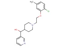 {1-[2-(2-chloro-5-methylphenoxy)ethyl]piperidin-4-yl}(pyridin-3-yl)methanol
