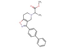 methyl 2-(3-biphenyl-4-yl-6,7-dihydroisoxazolo[4,5-c]pyridin-5(4H)-yl)propanoate