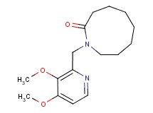 1-[(3,4-dimethoxypyridin-2-yl)methyl]azonan-2-one