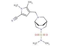 (1R*,5R*)-6-[(5-cyano-1,2-dimethyl-1H-pyrrol-3-yl)methyl]-N,N-dimethyl-3,6-diazabicyclo[3.2.2]nonane-3-sulfonamide