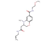 3-[2-(allylamino)-2-oxoethyl]-N-(2-methoxyethyl)-4-methyl-3,4-dihydro-2H-1,4-benzoxazine-6-carboxamide
