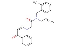 N-allyl-N-(2-methylbenzyl)-2-(4-oxoquinolin-1(4H)-yl)acetamide