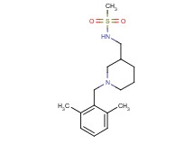 N-{[1-(2,6-dimethylbenzyl)piperidin-3-yl]methyl}methanesulfonamide