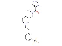 N-methyl-N-[(1-{2-[3-(trifluoromethyl)phenyl]ethyl}piperidin-3-yl)methyl]-1H-imidazole-5-carboxamide