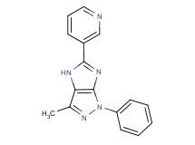 3-methyl-1-phenyl-5-(3-pyridinyl)-1,4-dihydroimidazo[4,5-c]pyrazole