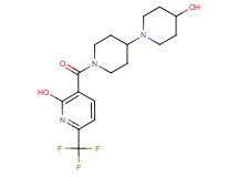 1'-{[2-hydroxy-6-(trifluoromethyl)-3-pyridinyl]carbonyl}-1,4'-bipiperidin-4-ol