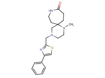1-methyl-4-[(4-phenyl-1,3-thiazol-2-yl)methyl]-1,4,9-triazaspiro[5.6]dodecan-10-one