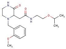 N-(2-isopropoxyethyl)-2-[1-(2-methoxybenzyl)-3-oxo-2-piperazinyl]acetamide