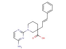 1-(4-aminopyrimidin-2-yl)-3-[(2E)-3-phenylprop-2-en-1-yl]piperidine-3-carboxylic acid