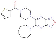 5-(1-azepanyl)-6-[4-(2-thienylcarbonyl)-1-piperazinyl][1,2,5]oxadiazolo[3,4-b]pyrazine