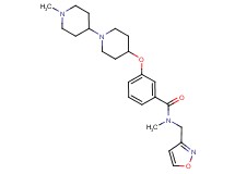 N-(3-isoxazolylmethyl)-N-methyl-3-[(1'-methyl-1,4'-bipiperidin-4-yl)oxy]benzamide