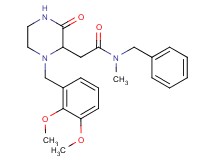 N-benzyl-2-[1-(2,3-dimethoxybenzyl)-3-oxo-2-piperazinyl]-N-methylacetamide