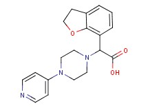 2,3-dihydro-1-benzofuran-7-yl(4-pyridin-4-ylpiperazin-1-yl)acetic acid