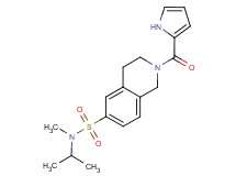 N-isopropyl-N-methyl-2-(1H-pyrrol-2-ylcarbonyl)-1,2,3,4-tetrahydroisoquinoline-6-sulfonamide