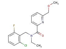 N-(2-chloro-6-fluorobenzyl)-N-ethyl-6-(methoxymethyl)pyridine-2-carboxamide