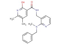 N-({2-[benzyl(methyl)amino]-3-pyridinyl}methyl)-2-hydroxy-5,6-dimethylnicotinamide