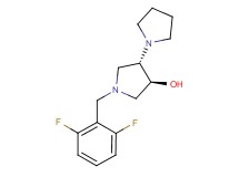 (3'S*,4'S*)-1'-(2,6-difluorobenzyl)-1,3'-bipyrrolidin-4'-ol