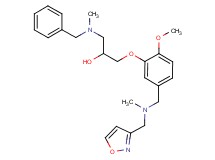 1-[benzyl(methyl)amino]-3-(5-{[(3-isoxazolylmethyl)(methyl)amino]methyl}-2-methoxyphenoxy)-2-propanol