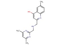2-({[(4,6-dimethylpyrimidin-2-yl)methyl]amino}methyl)-6-methylquinolin-4-ol
