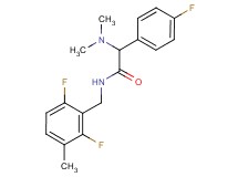 N-(2,6-difluoro-3-methylbenzyl)-2-(dimethylamino)-2-(4-fluorophenyl)acetamide