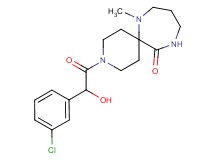 3-[(3-chlorophenyl)(hydroxy)acetyl]-7-methyl-3,7,11-triazaspiro[5.6]dodecan-12-one